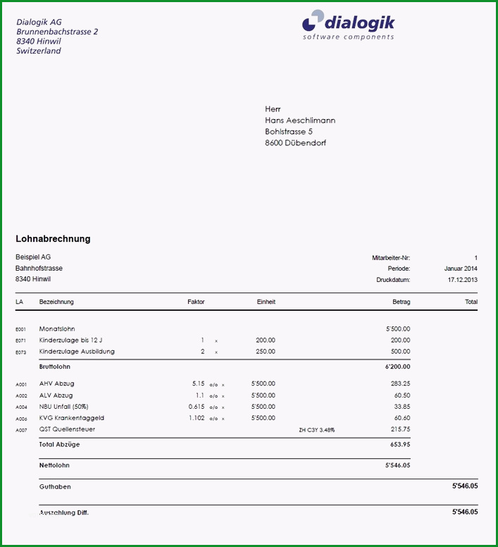 anpassung lohnabrechnung