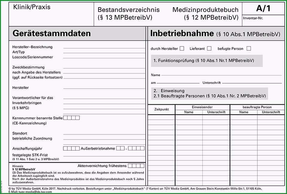 rolf ter boeckmann medizinproduktebuch bestandsverzeichnis produkt details