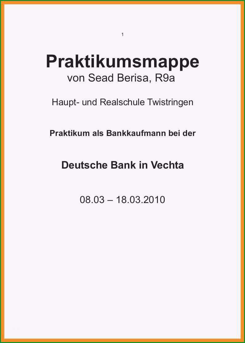 praktikumsbericht deckblatt besten der praktikum deckblatt vorlage 2