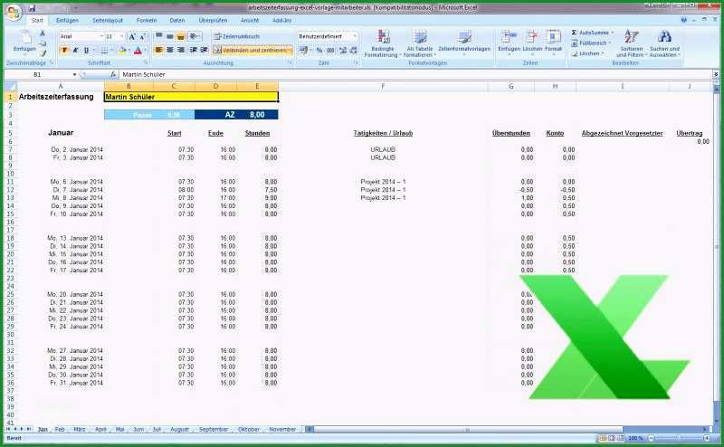 protokoll vorlage excel