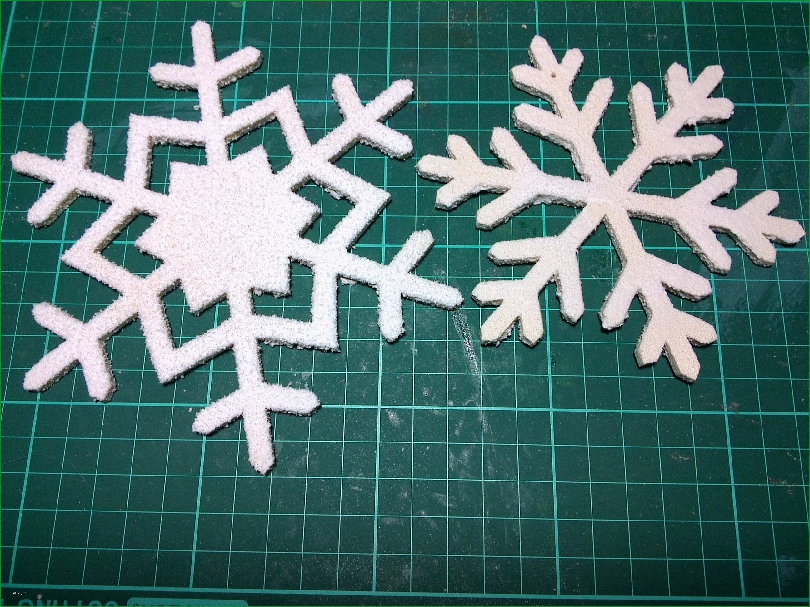 schneeflocken basteln