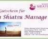 Faszinieren Shiatsu Gutschein – Shiatsu Massage Kloosterman Wien