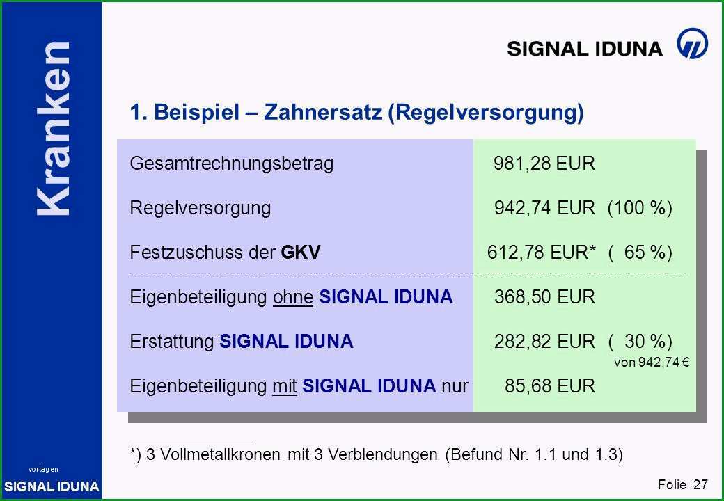 signal iduna zahnzusatzversicherung rechnung einreichen 5366