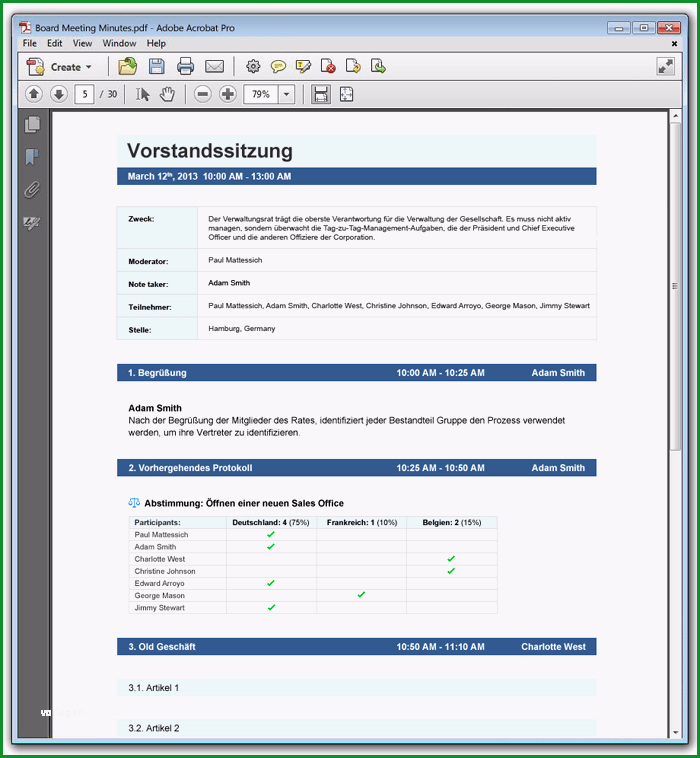 vorlage mitarbeitergesprach protokoll word