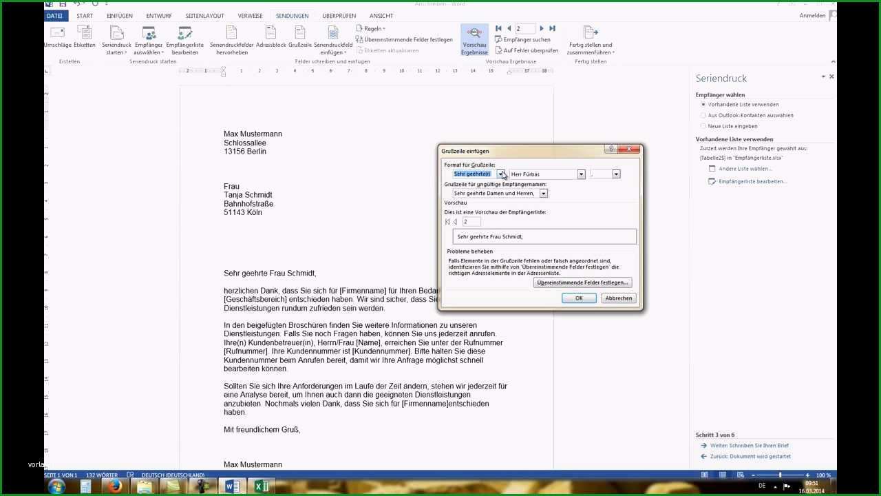 word vorlage erstellen mit textfeldern word 2010 2013 serienbrief erstellen mit excel