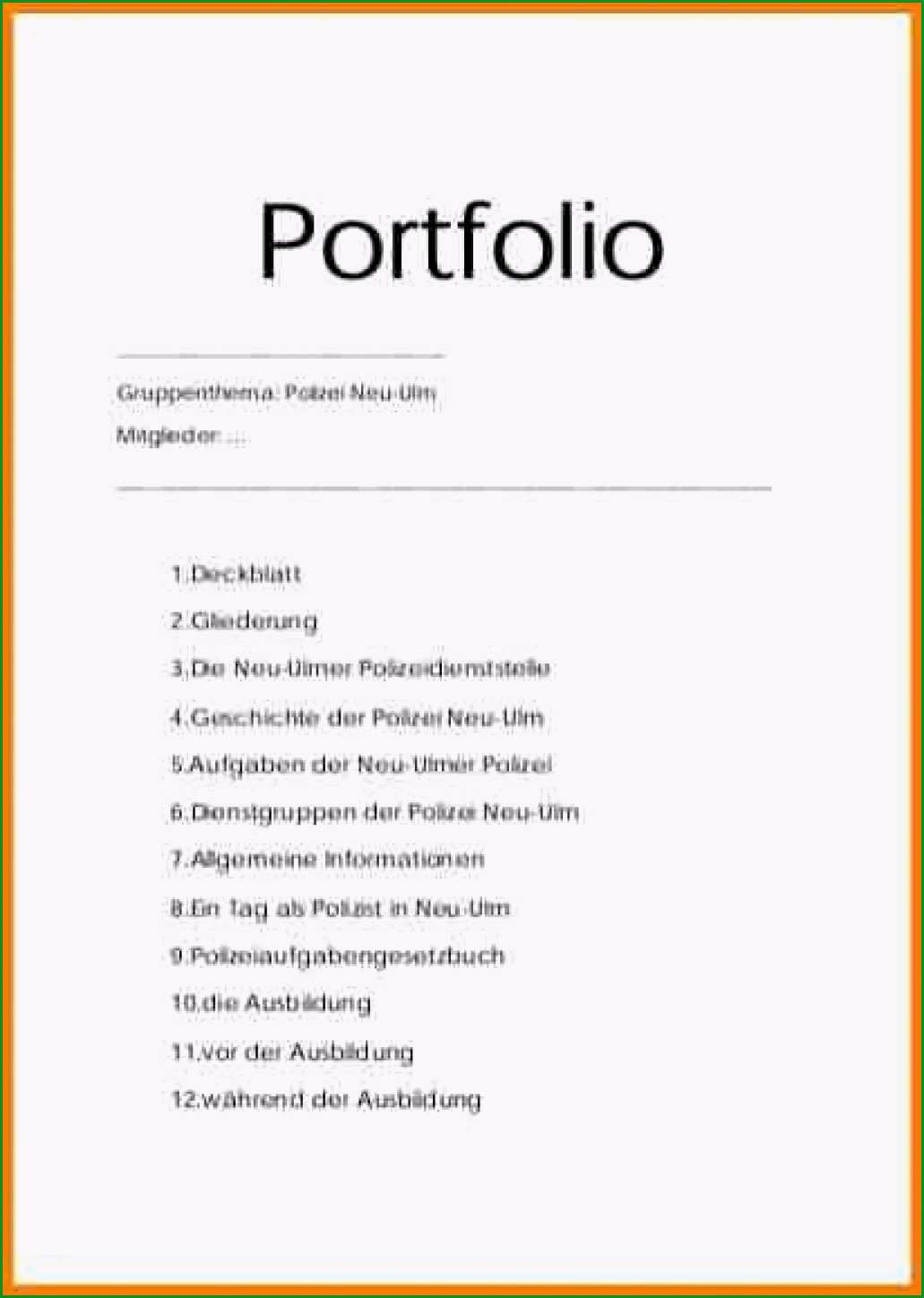 15 deckblatt portfolio schule