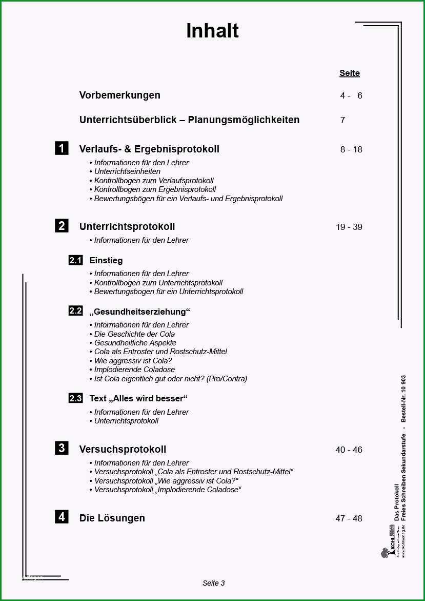 17 ein protokoll schreiben beispiel