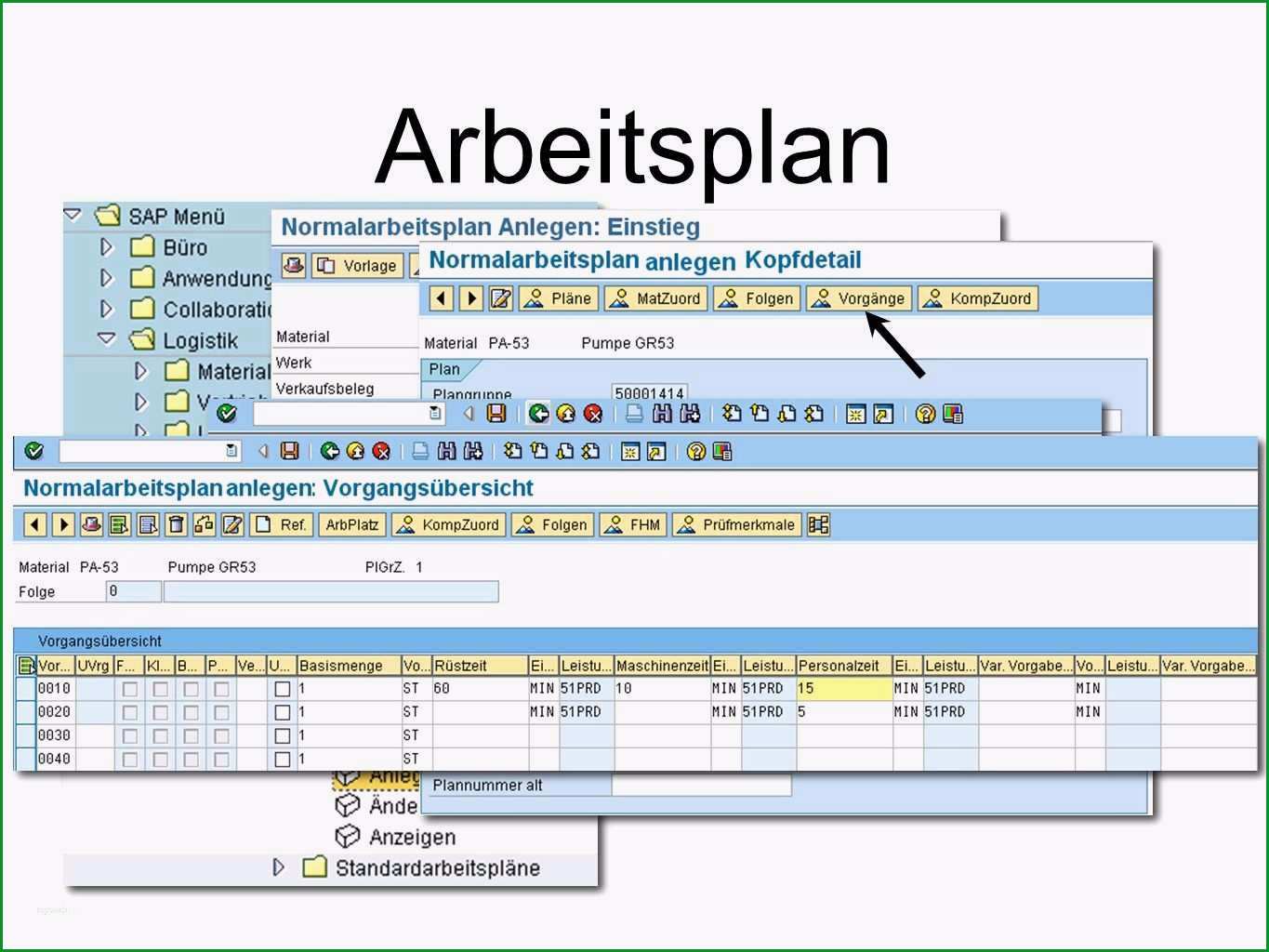 arbeitsplan excel