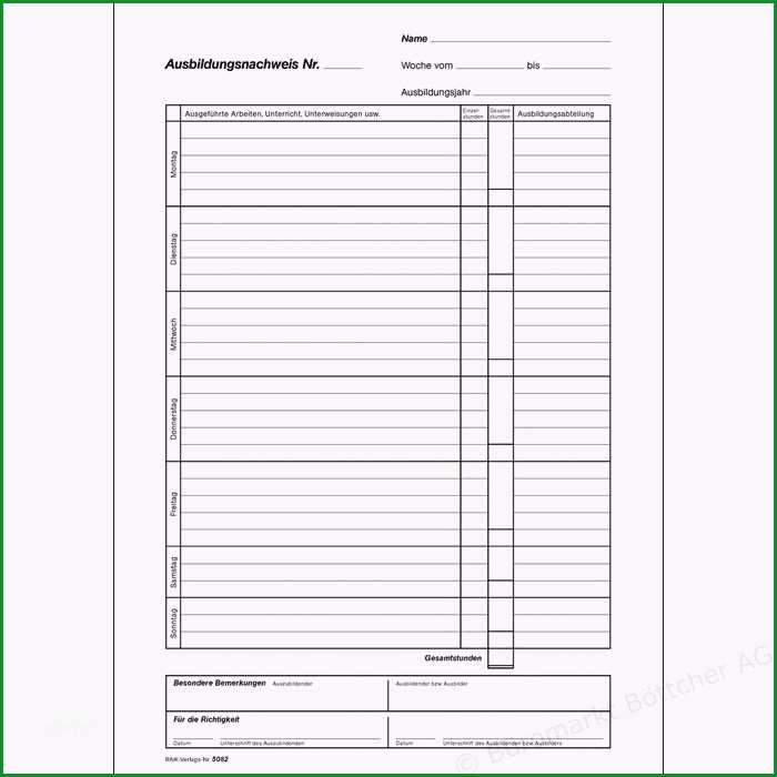 ausbildungsnachweis vorlage ihk