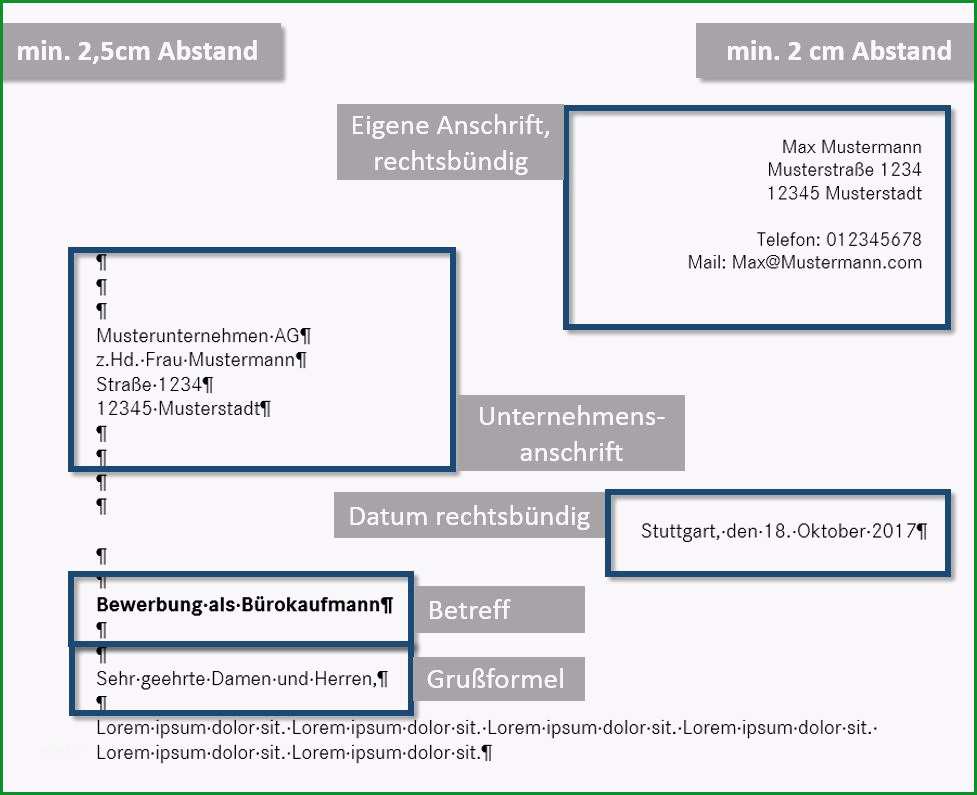 bewerbung din 5008