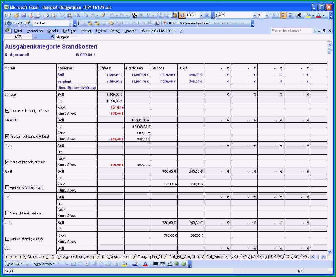 bwa vorlage excel