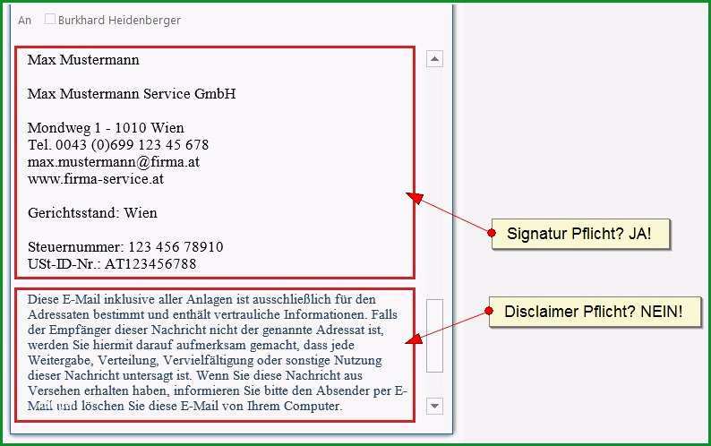 Großartig E Mail Disclaimer Pflicht Oder Nicht [fragen Antworten