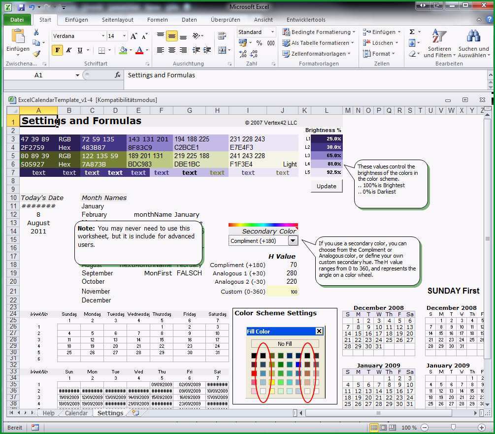 excel calendar templateftonic