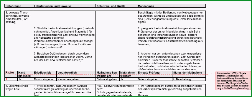 gefaehrdungsbeurteilung aufzugsanlagen montage instandhaltung und demontage allgemein