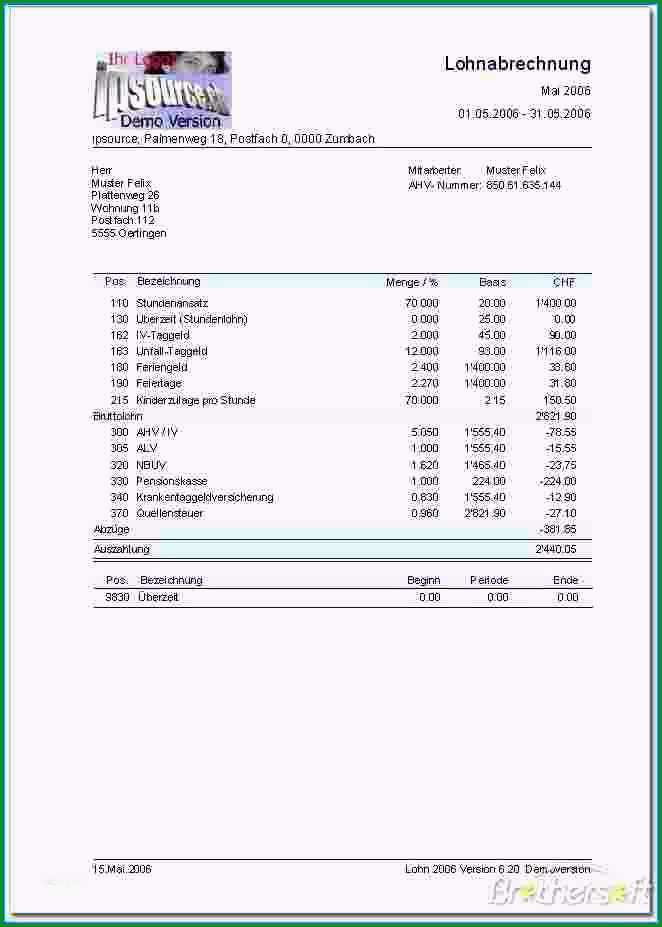 gehaltsabrechnung vorlage kostenlos schon lohnabrechnung minijob