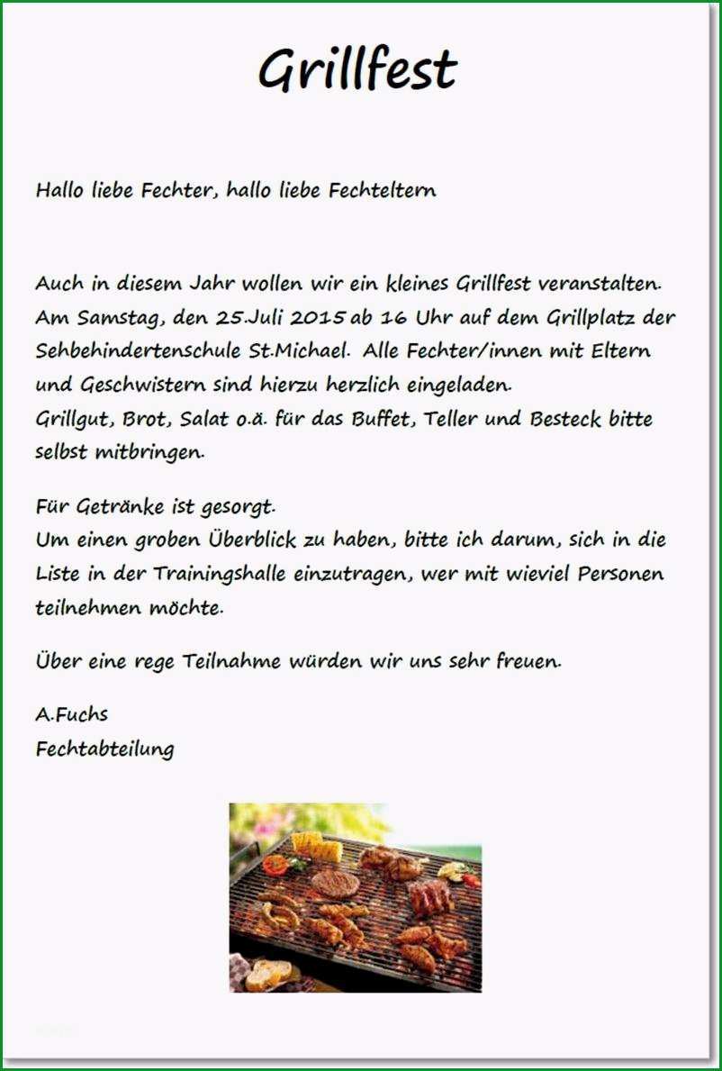 grillfest einladung