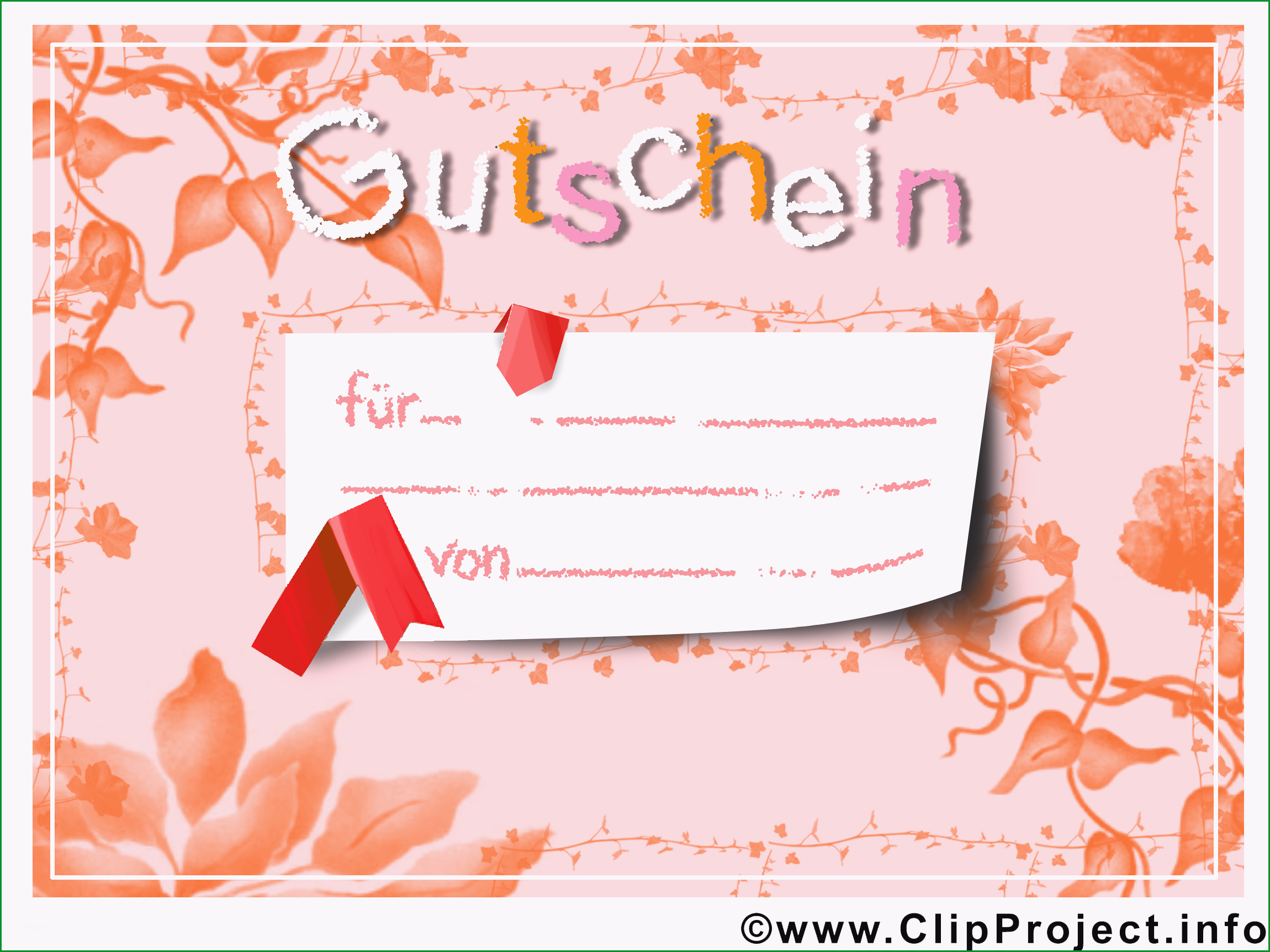 gutschein vorlage gratis 5024