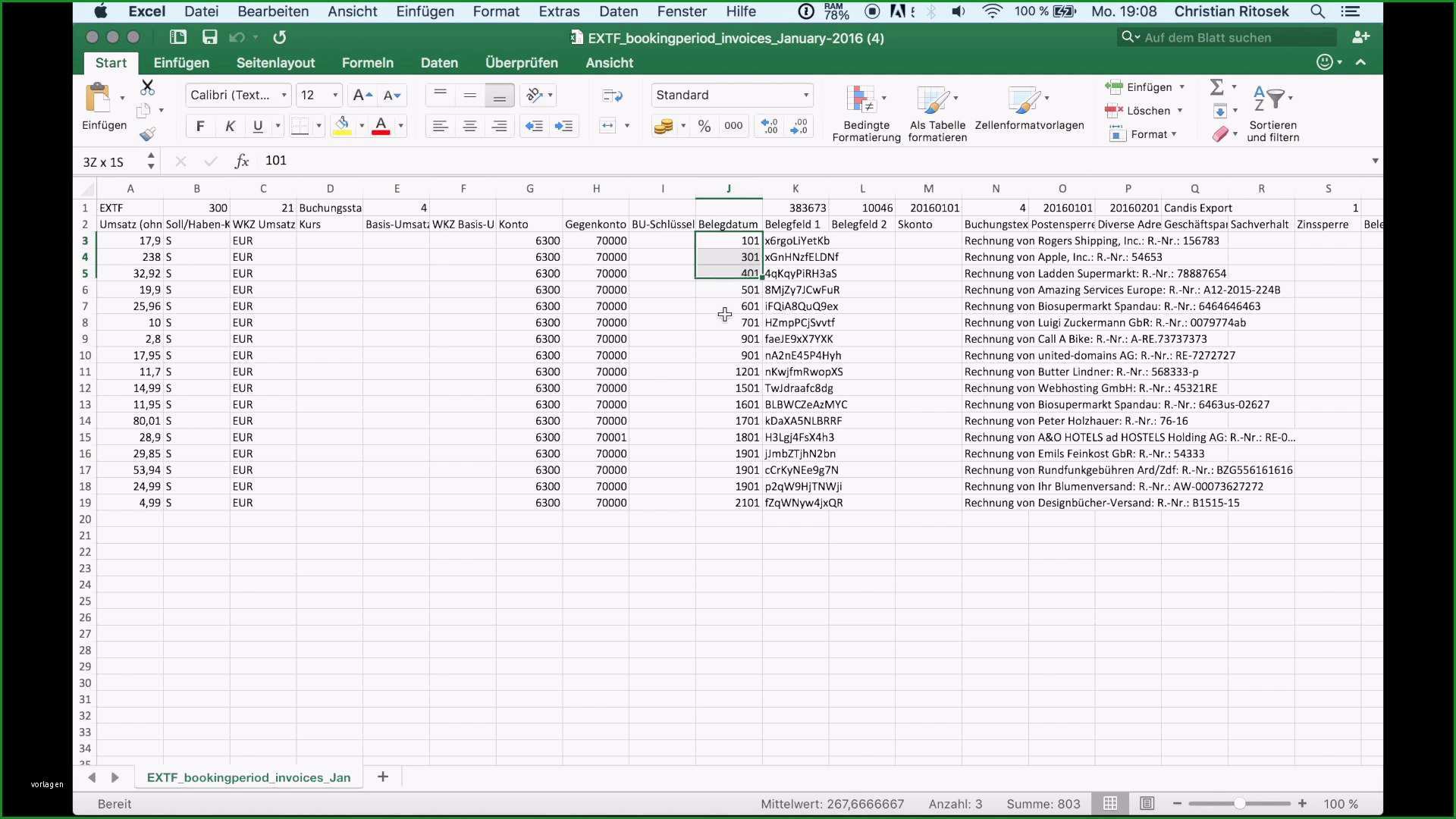 kassenbuch vorlage excel