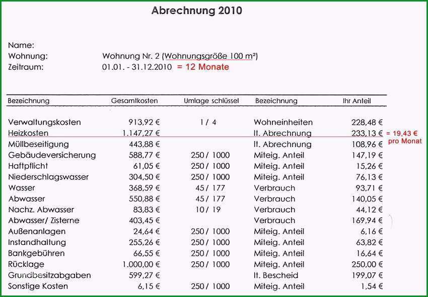 nebenkostenabrechnung vorlage excel kostenlos besser vorlage nebenkostenabrechnung excel frisch nebenkostenabrechnung