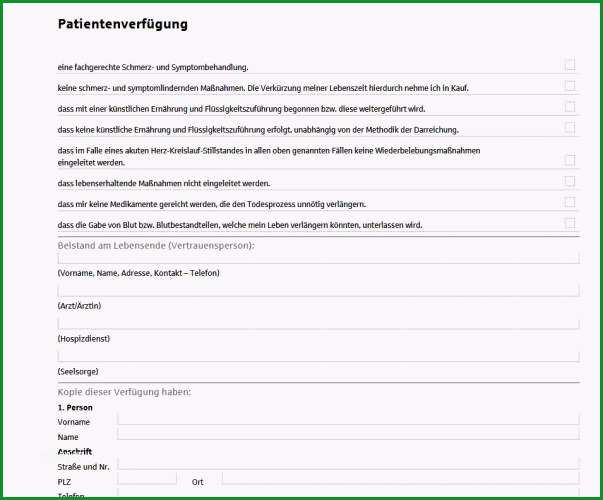 patientenverfuegung vorlage