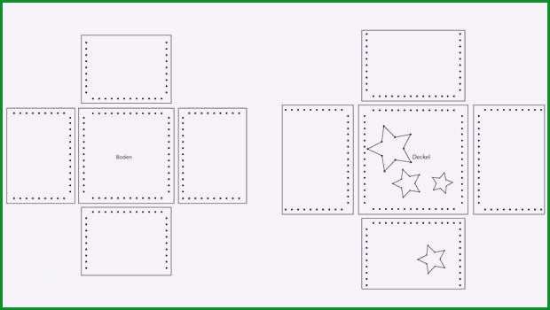 schachtel basteln vorlage zum ausdrucken