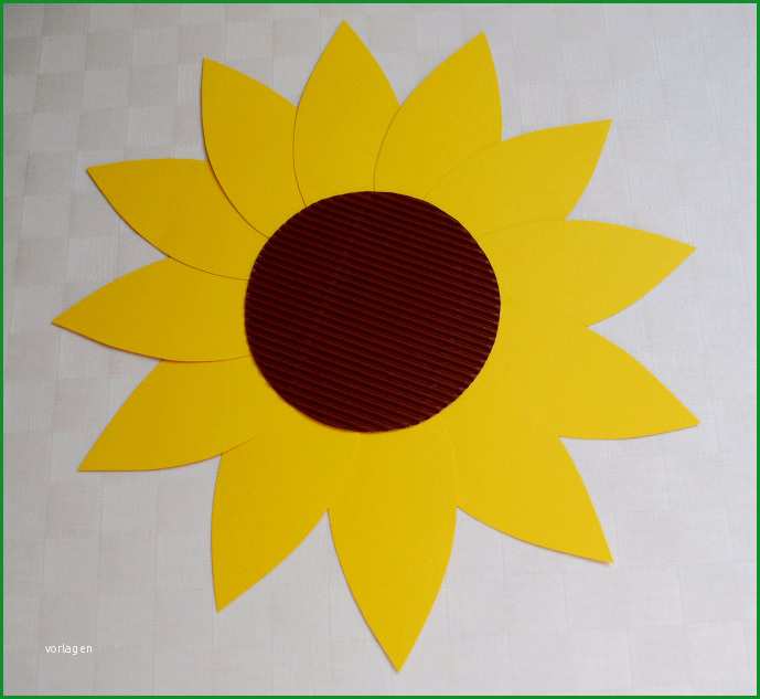 sonnenblume basteln