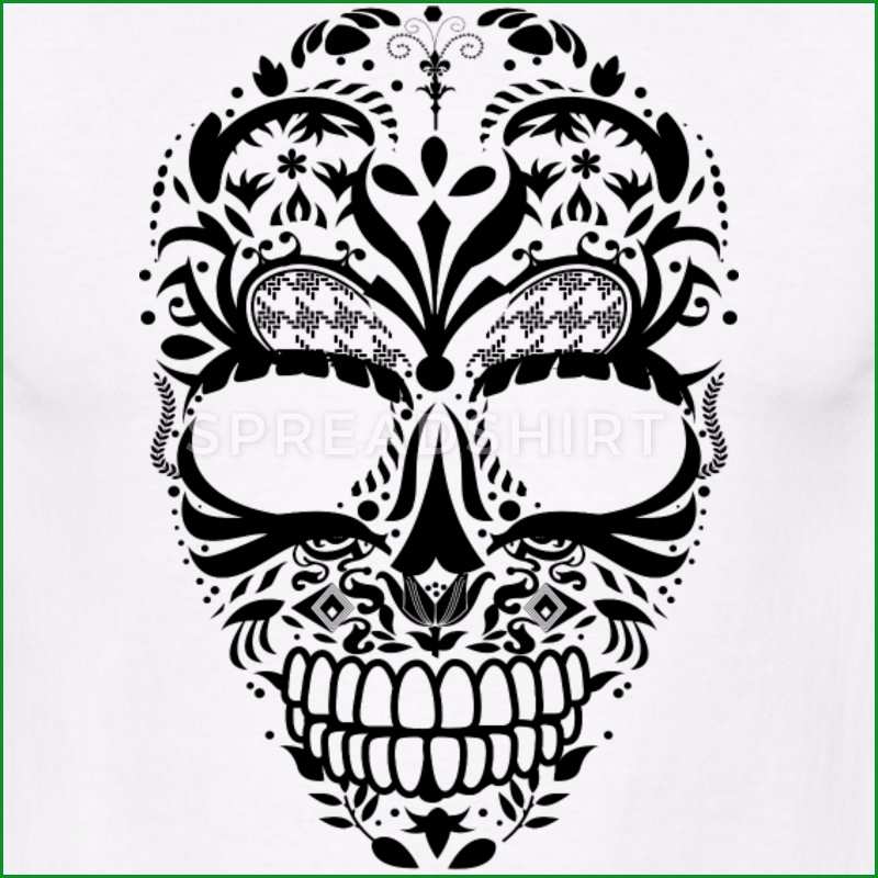 totenkopf ornamente t shirts A