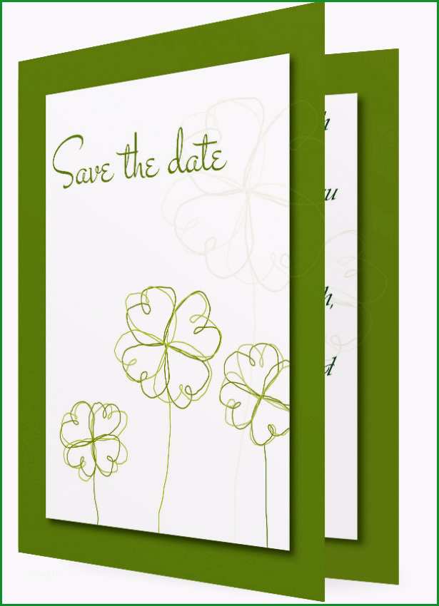 Vorlage Save the date Klee 1112