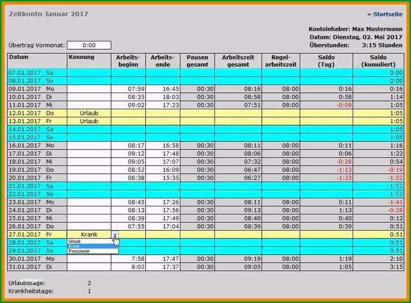 15 zeiterfassung excel vorlage kostenlos 2017