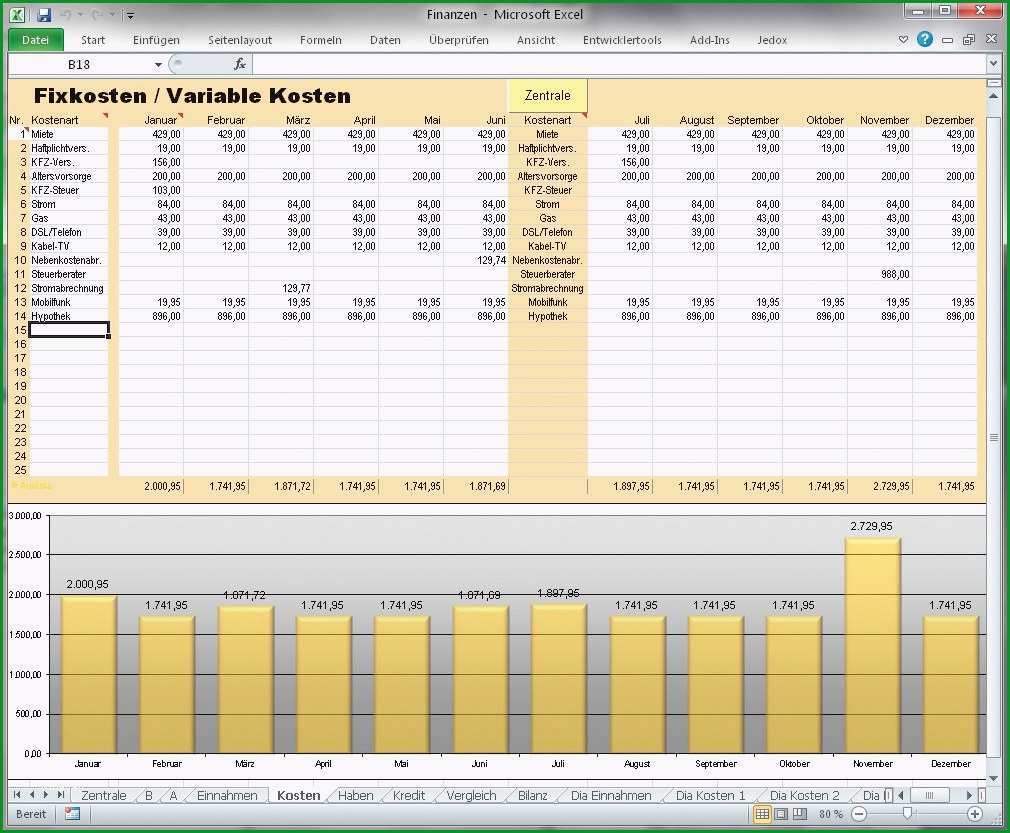 Hervorragen 18 Einnahmen Ausgaben Rechnung Excel Vorlage Kostenlos