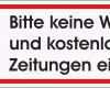 Hervorragen 20 Aufkleber Stop Bitte Keine Werbung &amp; Kostenlose