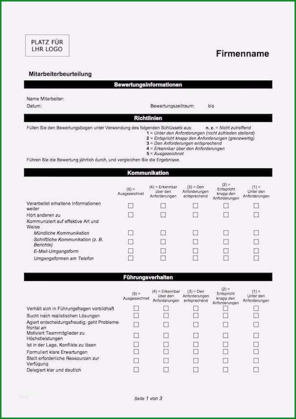 mitarbeitergesprach vorlage pdf