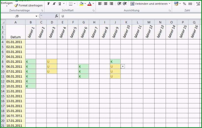 excel tabelle vorlage erstellen