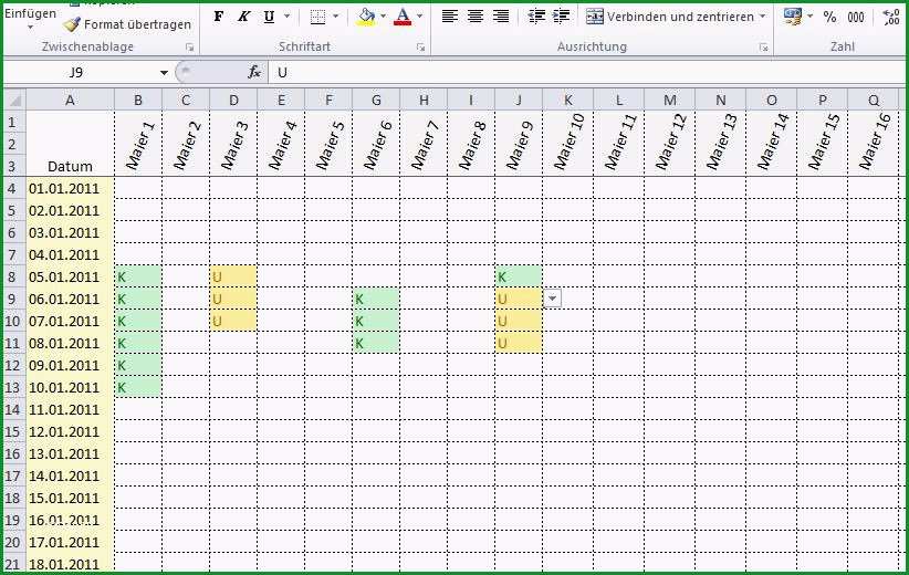 excel tabelle vorlage erstellen