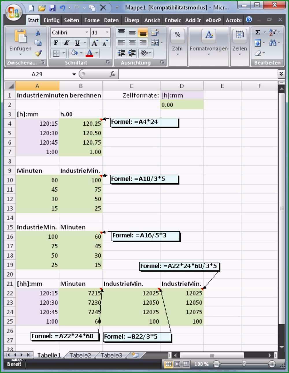 excel vorlage industrieminuten inspiration excel rechnen mit 100 industrieminuten pro stunde pctipp