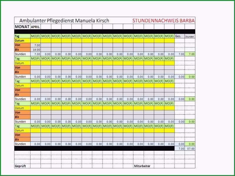 zeitplan excel vorlage