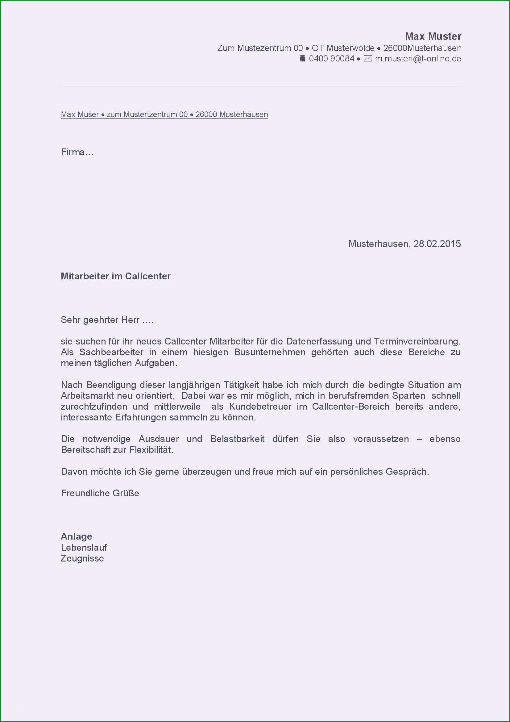 fsj bewerbung vorlage