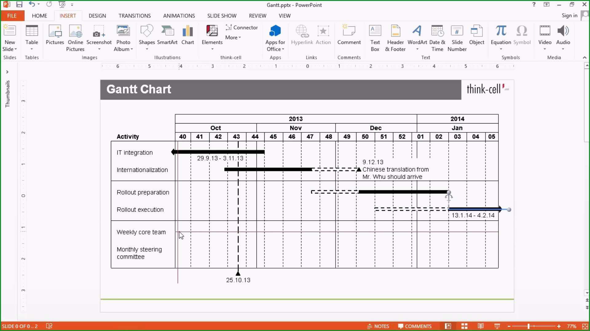 gantt chart excel vorlage