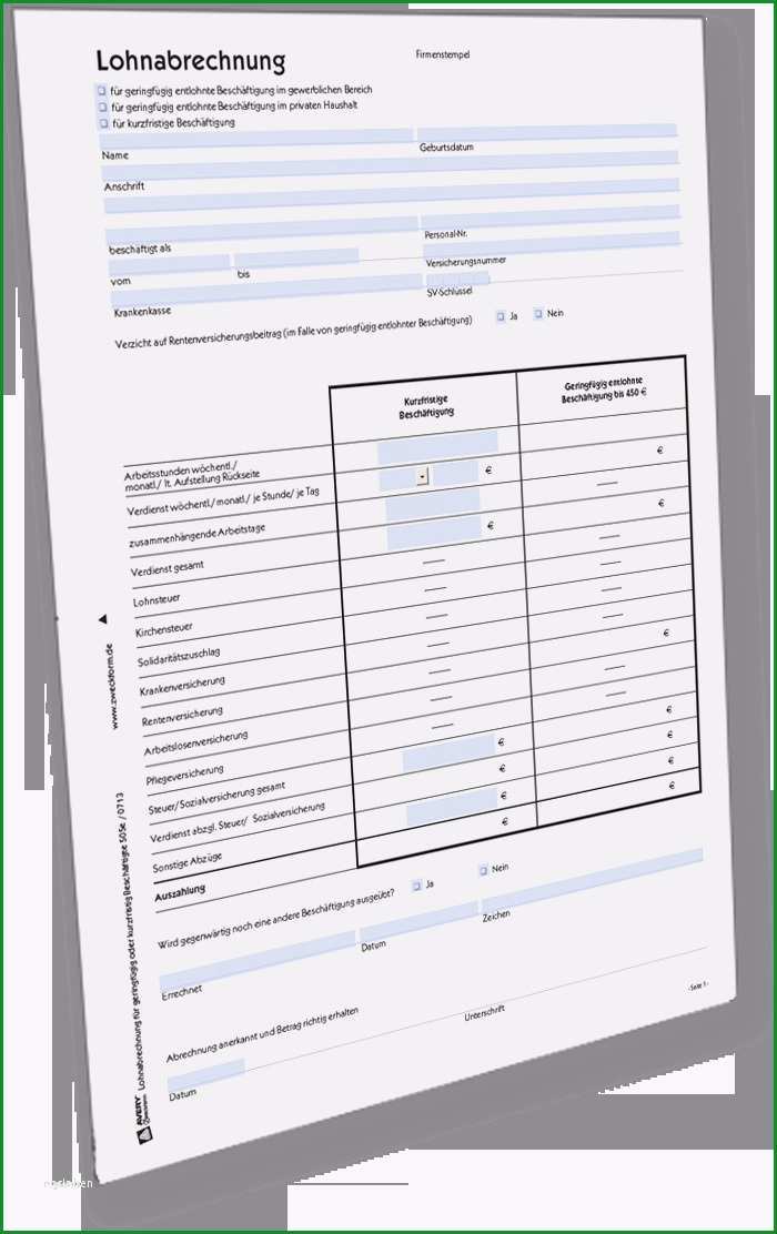 gehaltsabrechnung vorlage kostenlos wunderbar muster lohnabrechnungen fur geringfugig ver ndende