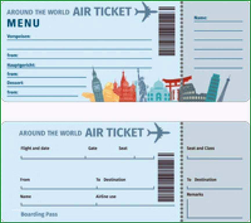 gutschein flugticket vorlage erstaunlich gratis flugticket motive