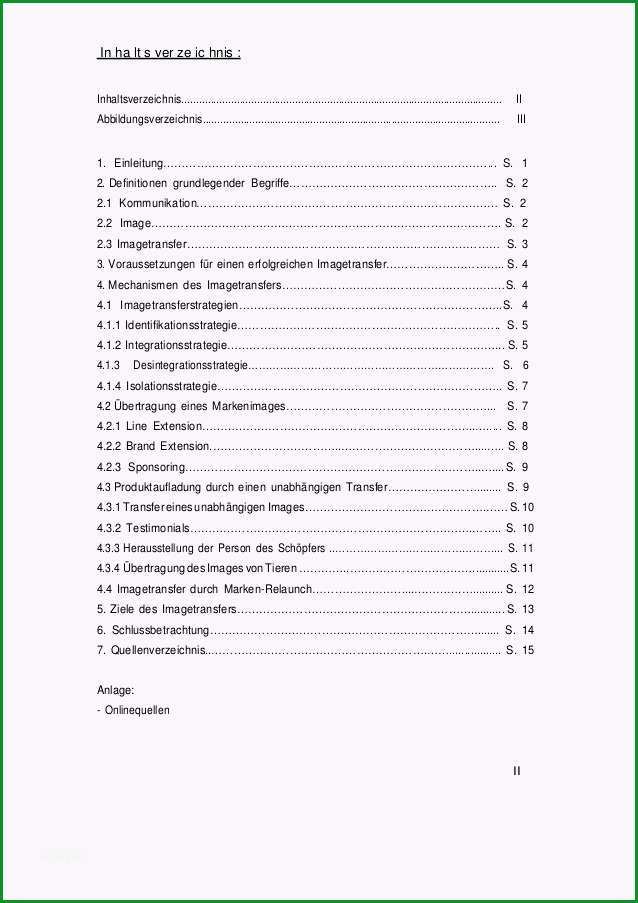 inhaltsverzeichnis deiner abschlussarbeit