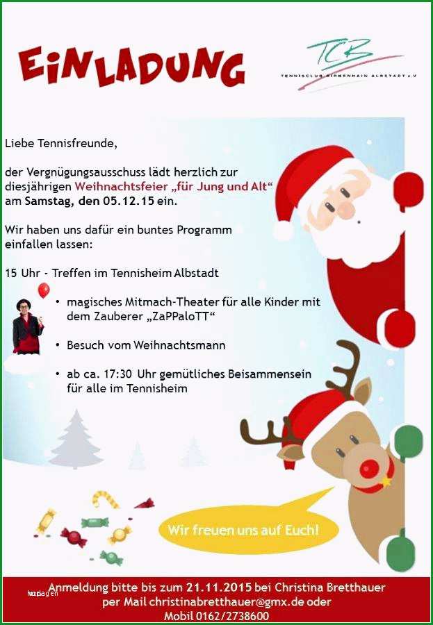 Hervorragen Inspirierend Lustige Einladung Weihnachtsfeier Fur Vorlage