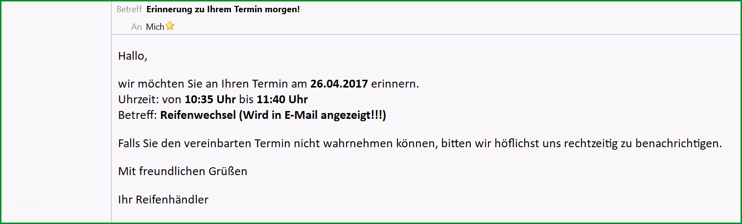 pfe kunden terminerinnerung per ma