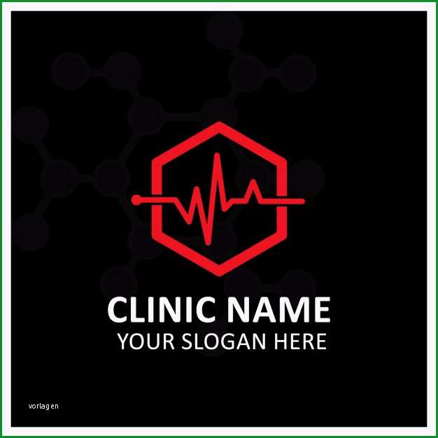 medizinische klinik logo vorlage