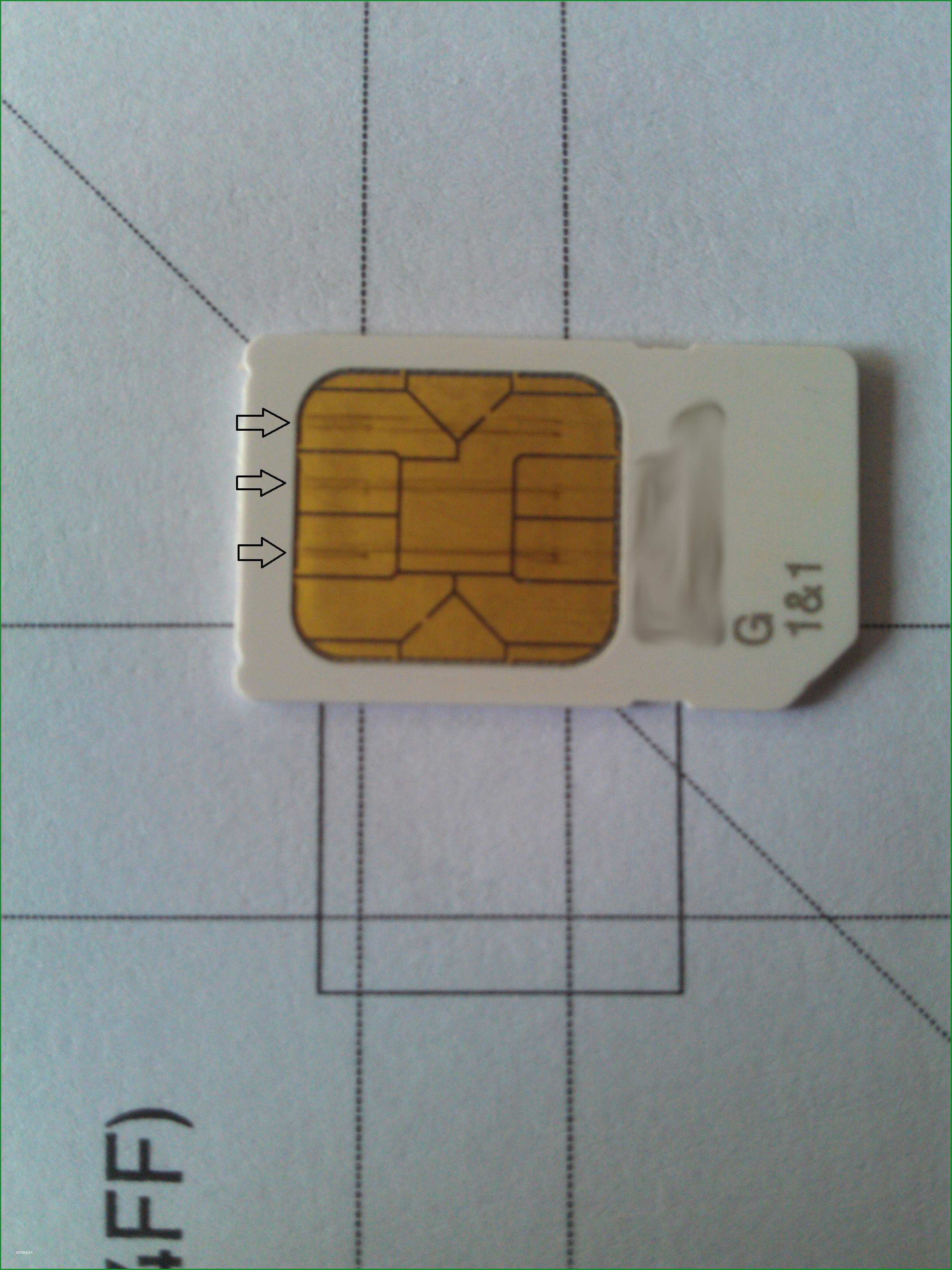 nano sim karte selber herstellen