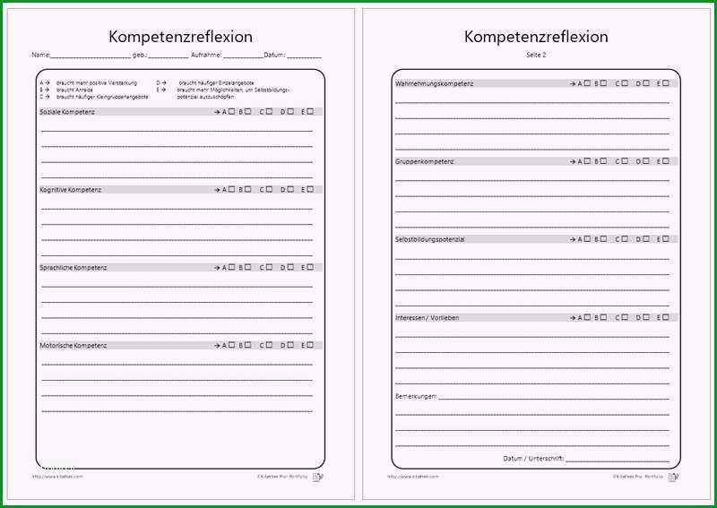 portfolio vorlagen