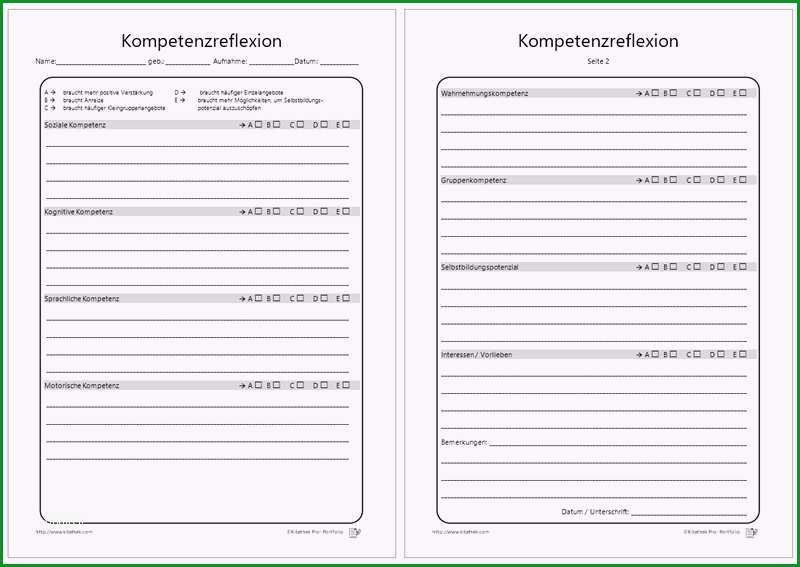 portfolio vorlagen