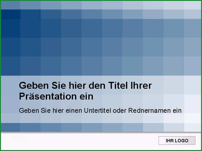 powerpoint vorlage raster blau