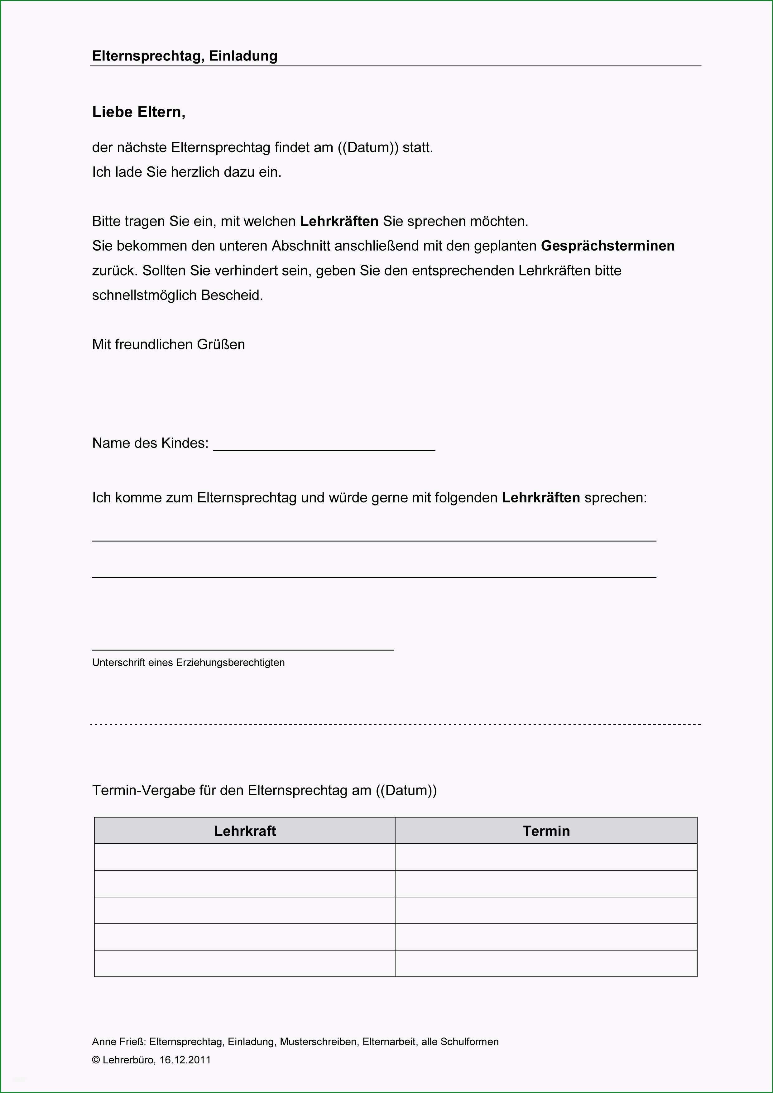 protokoll elterngesprach vorlage elternarbeit · arbeitshilfen · grundschule · lehrerburo 5