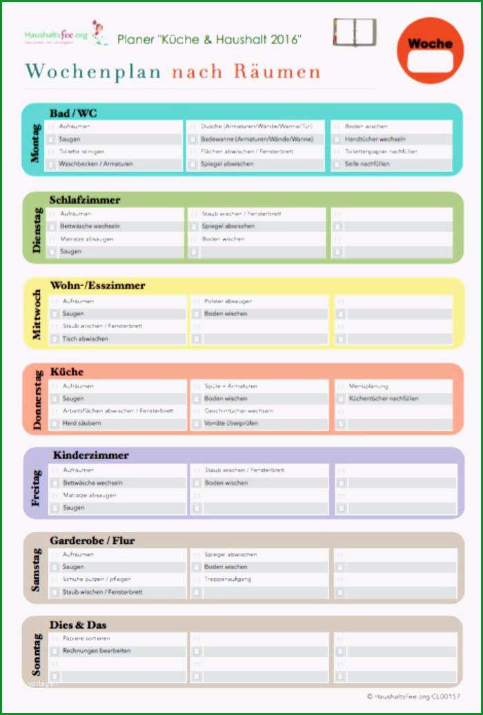 putzplan familie putzplan familie vorlage